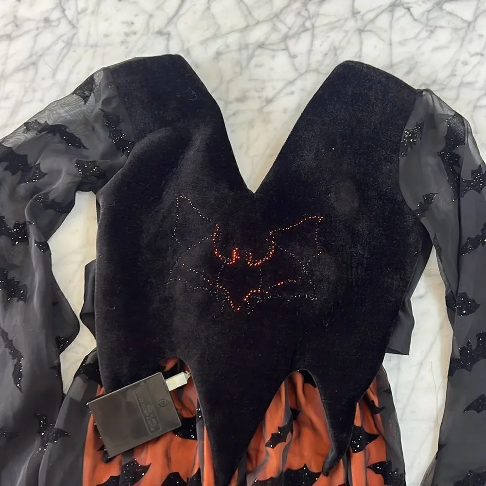 Rubies HALLOWEEN Girls Light-Up Bat Costume Sz Youth Medium - Picture 6 of 9